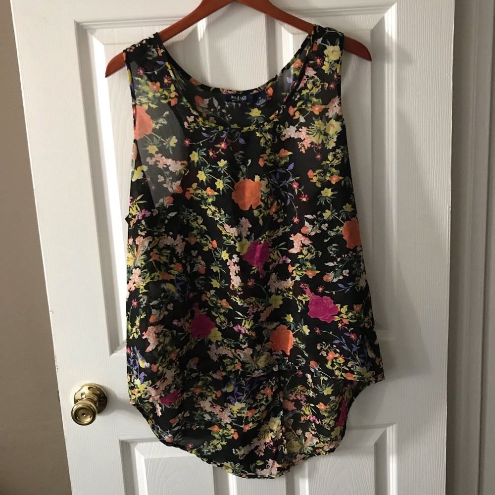 Mileage Floral Print Tank Top